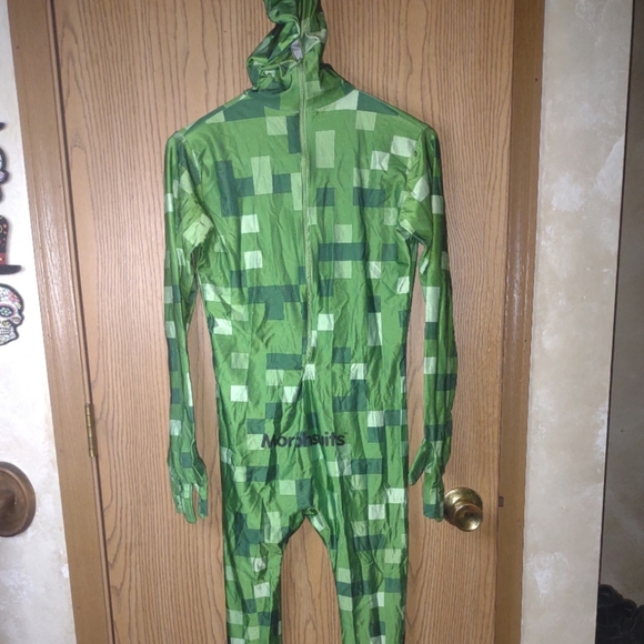 XL Pixel Monster Morphsuit for 5'10"-6'3" Costume🎃 - Picture 4 of 6